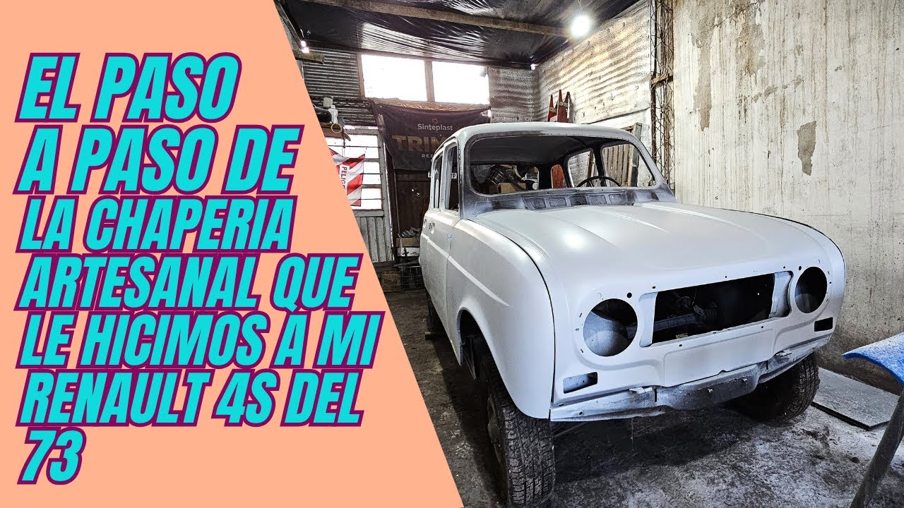48. El paso a paso de la masilla en mi Renault 4s del 73 - Parte 1