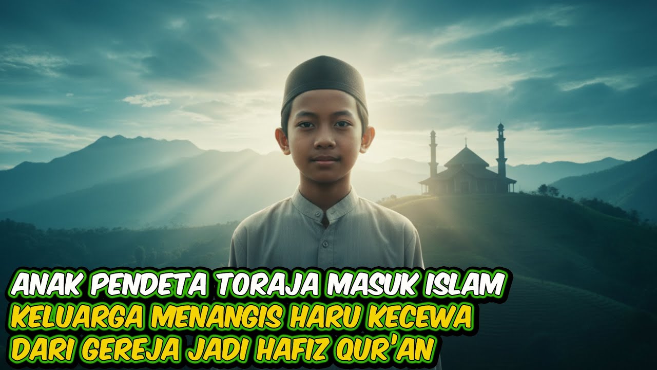 ANAK PENDETA TORAJA MASUK ISLAM!! IBUNYA NANGIS HARU - DARI GEREJA MENJADI HAFIZ QUR'AN