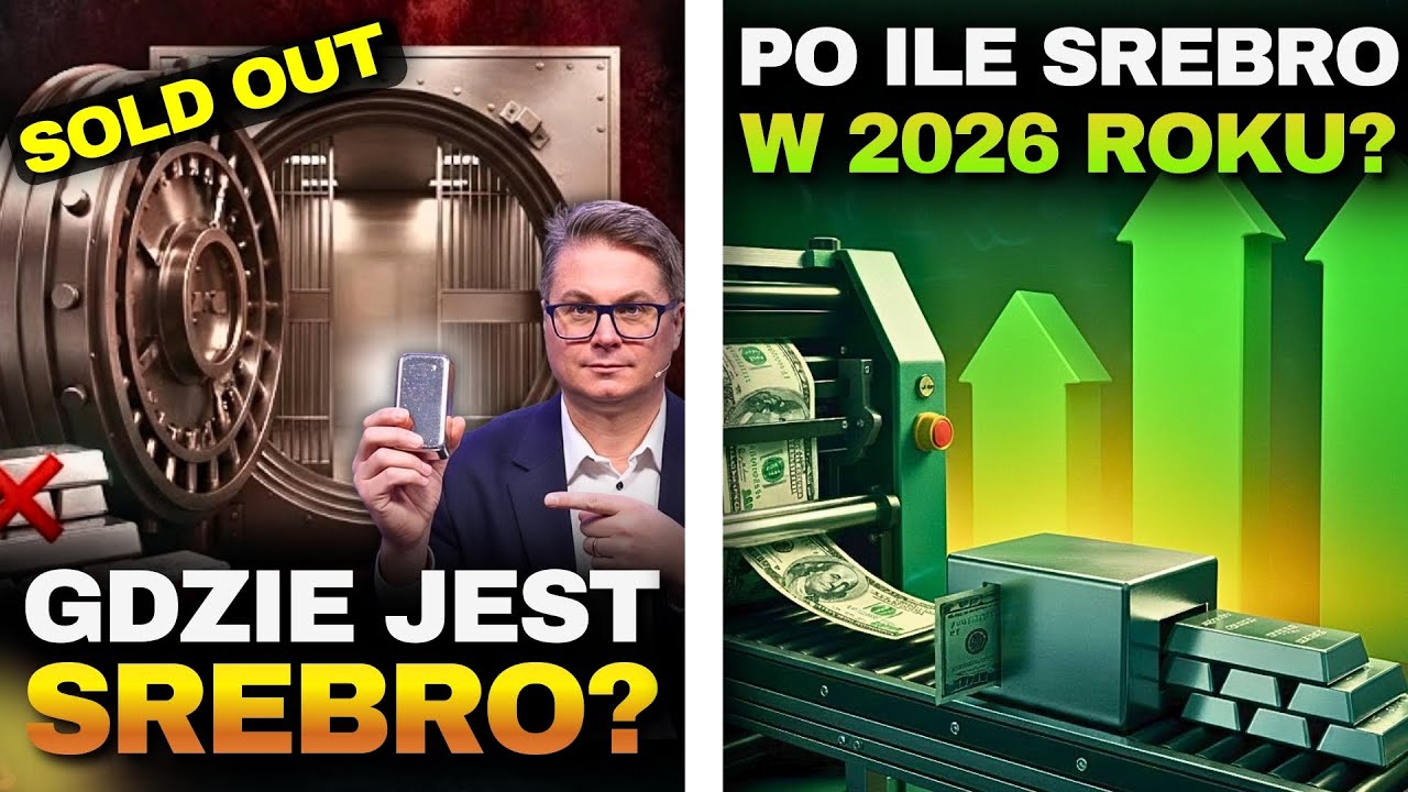 Banki w PANICE! Fizyczne SREBRO znika z magazynów. Gdzie jest sufit dla cen?