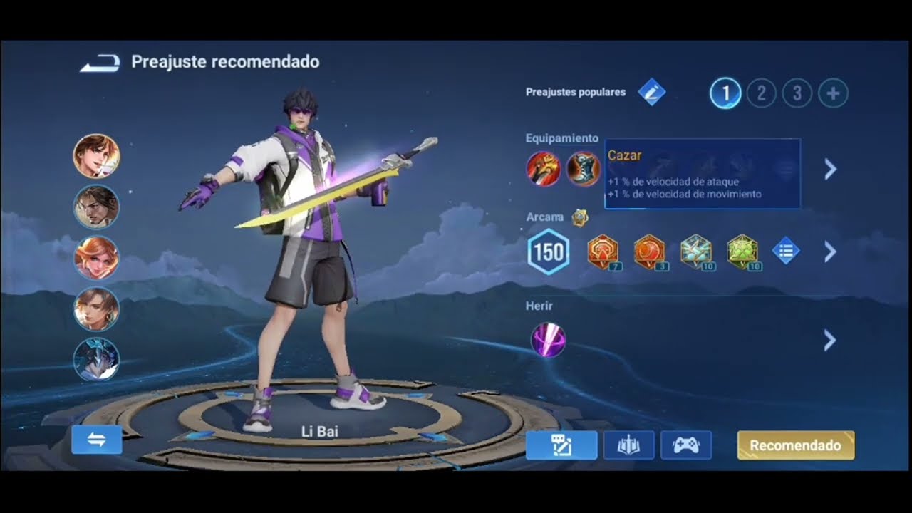 Guia basica de Li Bai en Hok