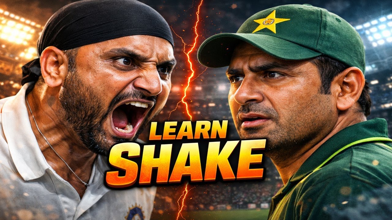 Harbhajan singh shuts down Tanveer Ahmed