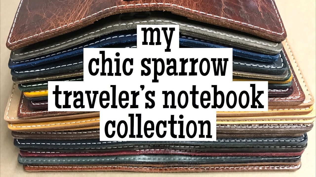 Вся моя коллекция записных книжек путешественника Chic Sparrow