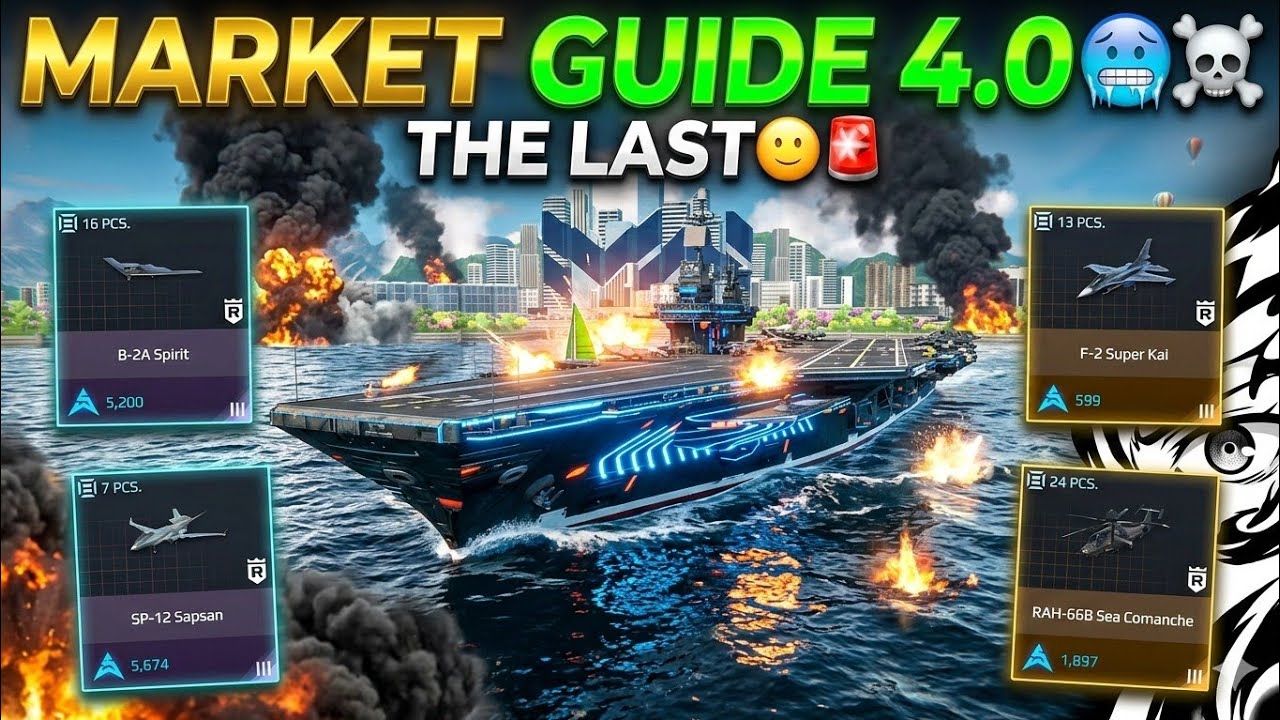 SAVE YOUR AC NOW 🫟☠️ | MARKET GUIDE 4.0🔥⚡ Modern Warships 
