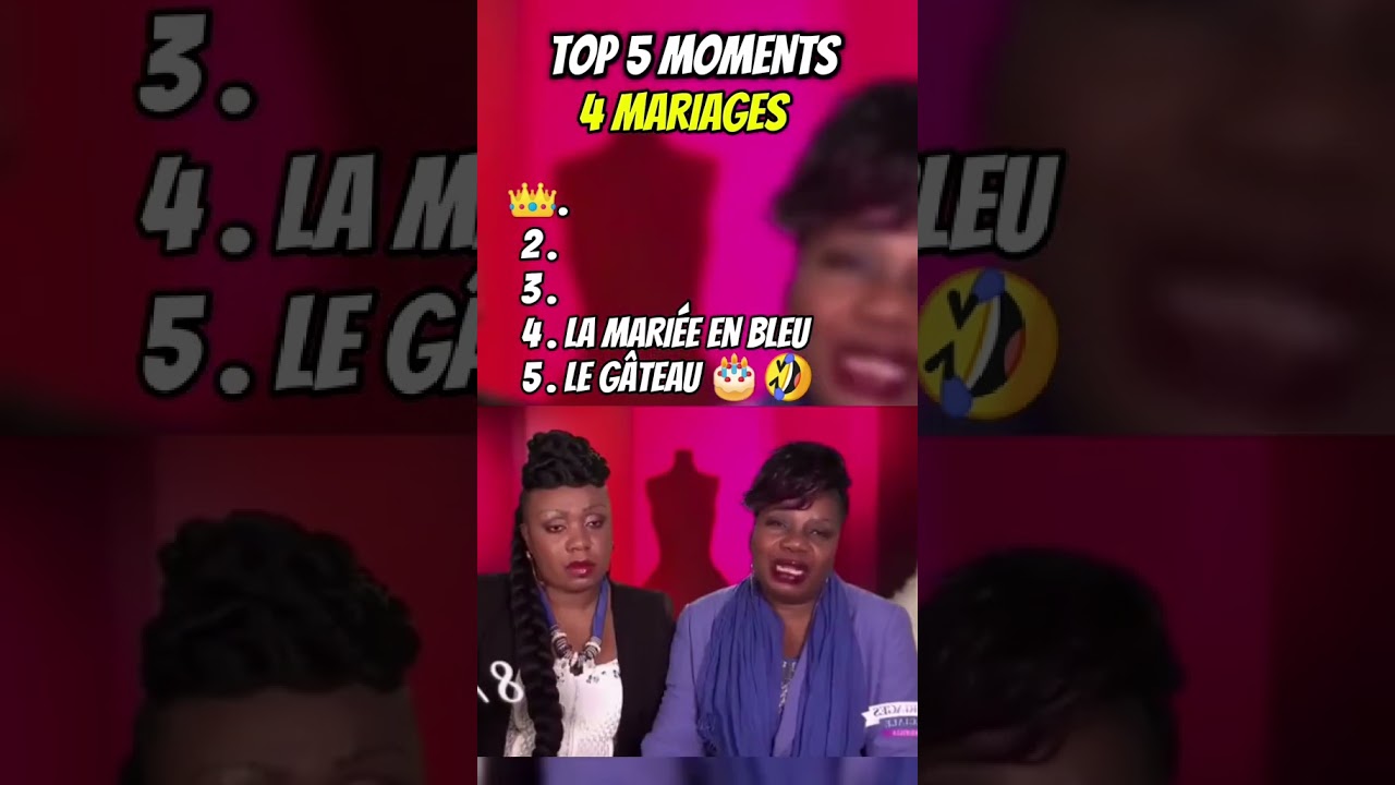 LE PRIME DE 4 MARIAGES ✨#mariage #4mariagespour1lunedemiel #top5 #humor #drole