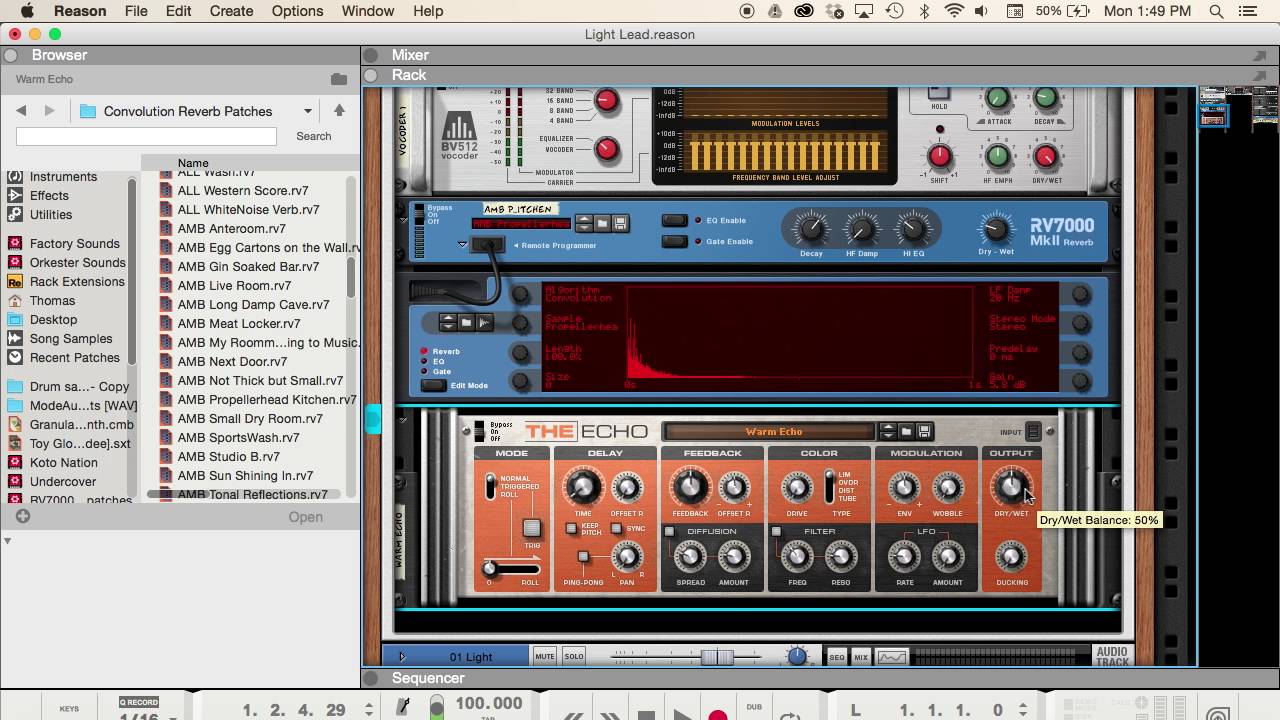 Resampled Textured Lead In Reason