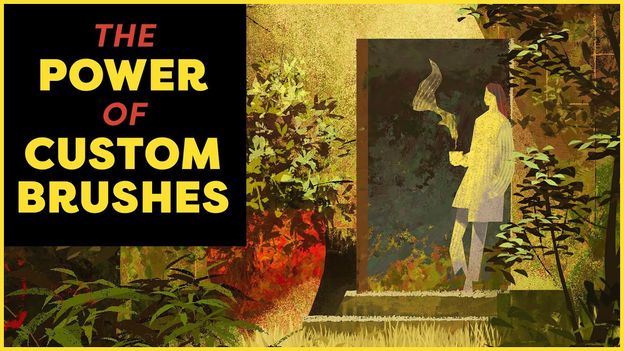 The Power of Custom Brushes! Timelapse Painting with Brush Callouts and Technique Tips for Photoshop