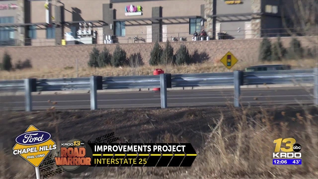 New, improved lanes open on northbound Interstate 25 near downtown Colorado Springs
