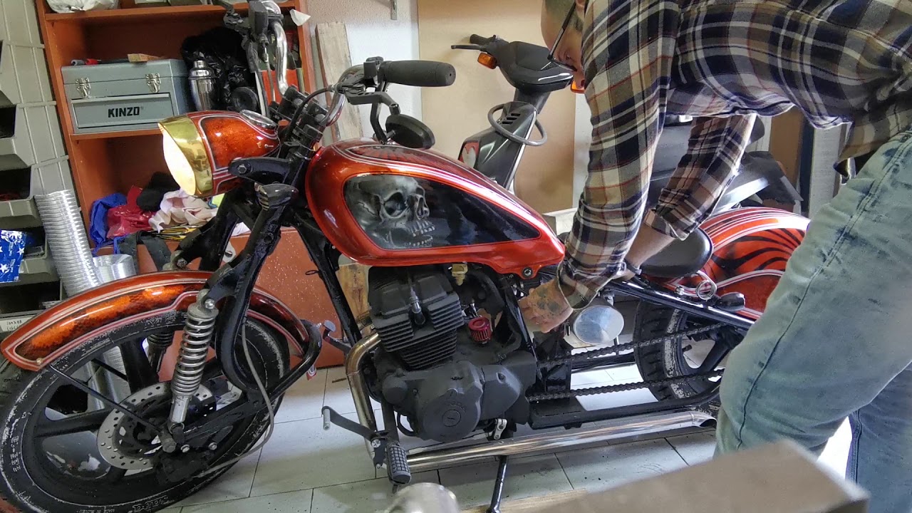 Chopper Fiction Designs Honda cb250 nighthawk @rbelgacustomcrafts 