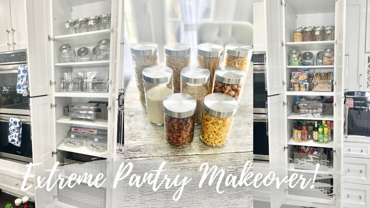 EXTREME PANTRY ORGANIZATION & MAKEOVER!!