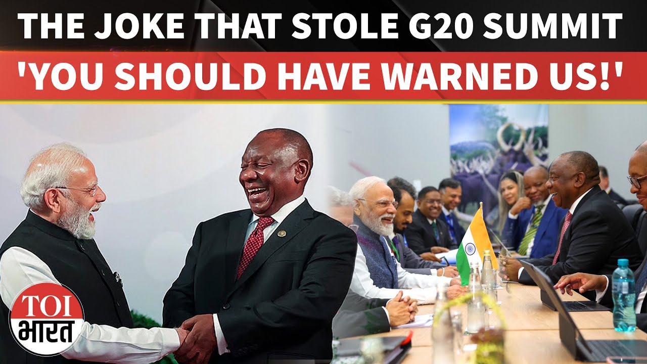 'Should&rsquo;ve Warned Us!' Ramaphosa's G20 Strain Joke Gets Modi's 'Small Is Beautiful' Viral Comeback