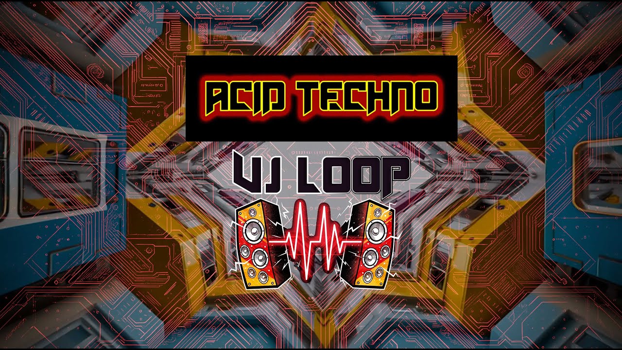 City Infinite Zoom – Techno Acid VJ Loop | Kaleidoscope 4K Visual That Hypnotizes