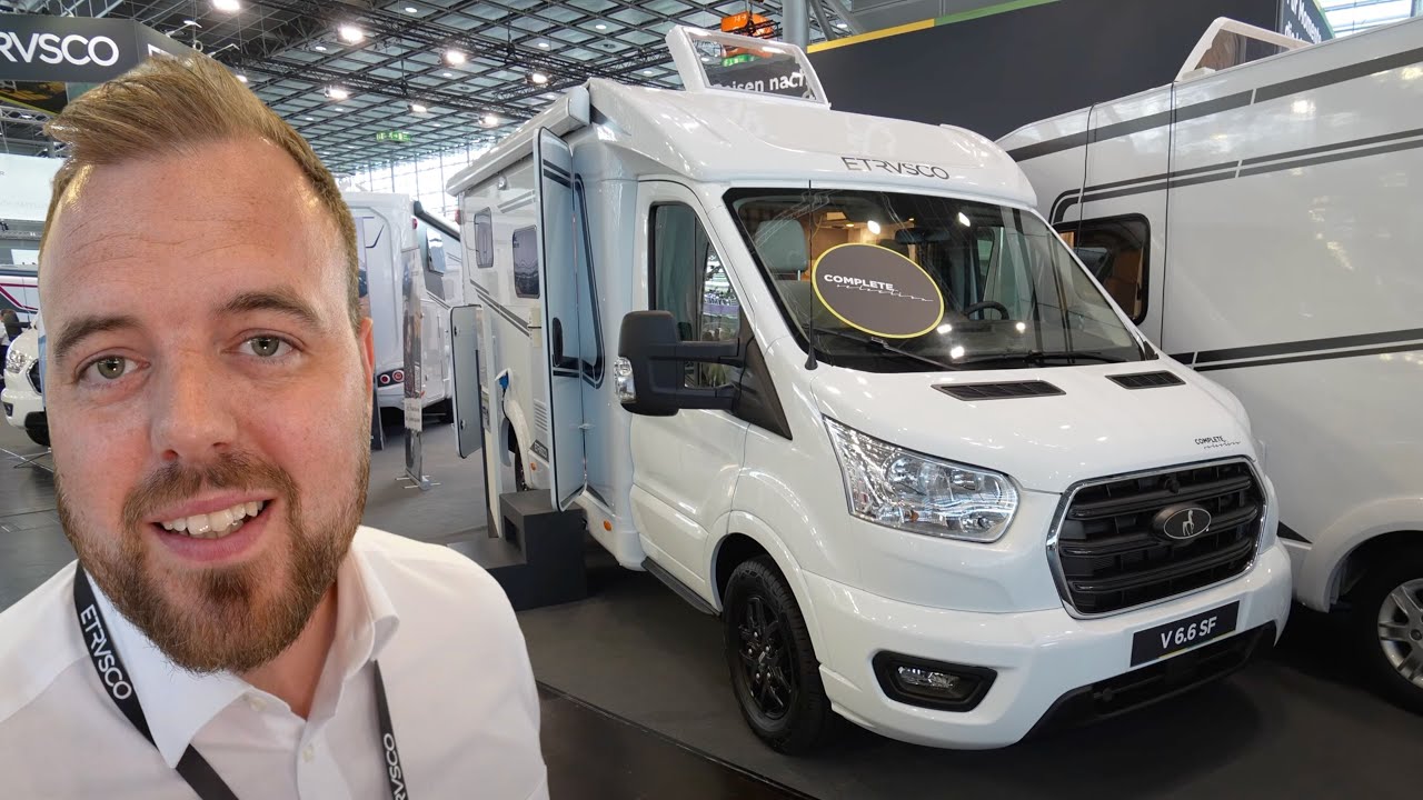 VOLKS-WOHNMOBIL 52.499,- TEILINTEGRIERT  € 2024 Etrusco V6.6 SF Caravan Salon Düsseldorf