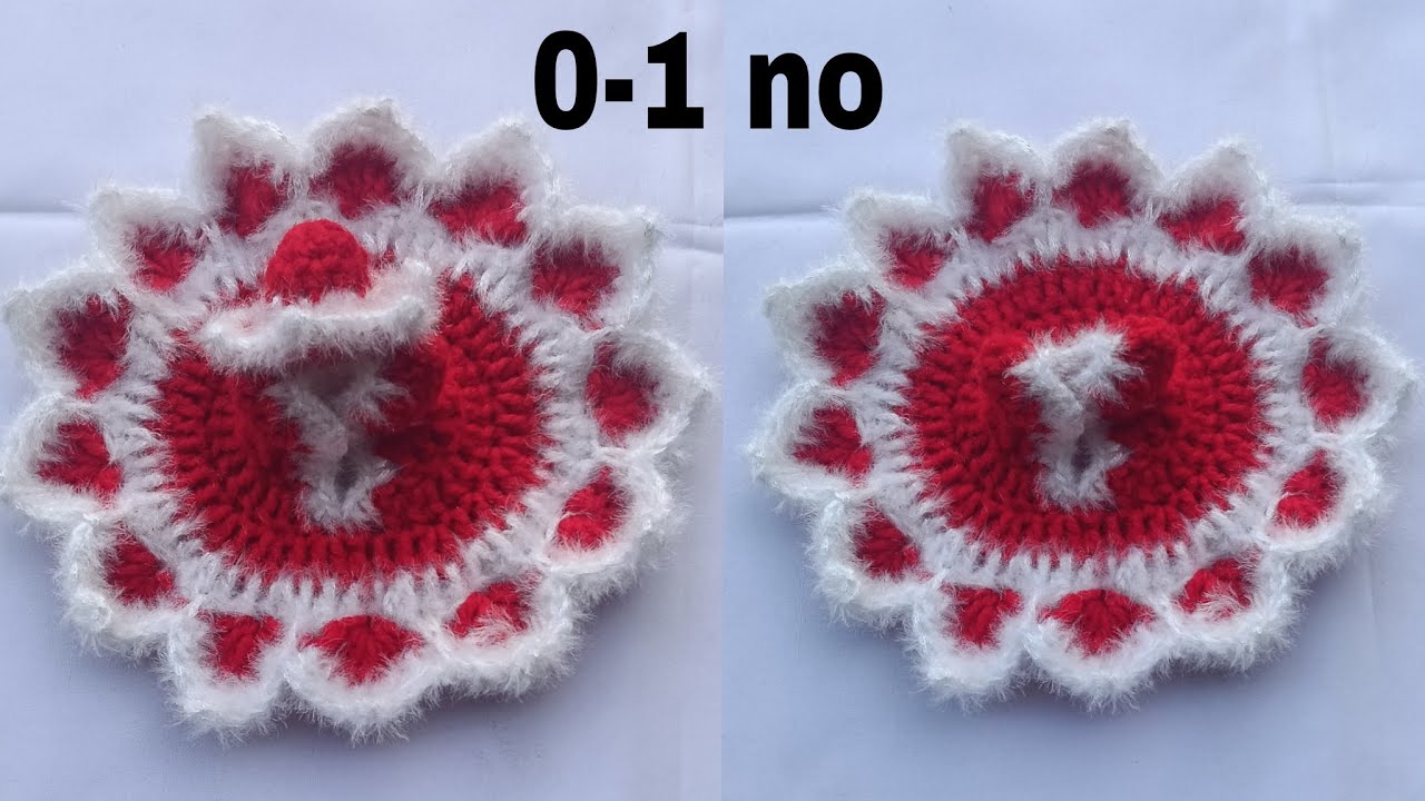 0-1 No Laddu Gopal Ki Woolen Crochet Dress/Kanhaji ki uni 👗आसान तरीके से बनाएं लड्डू गोपाल की पोशाक