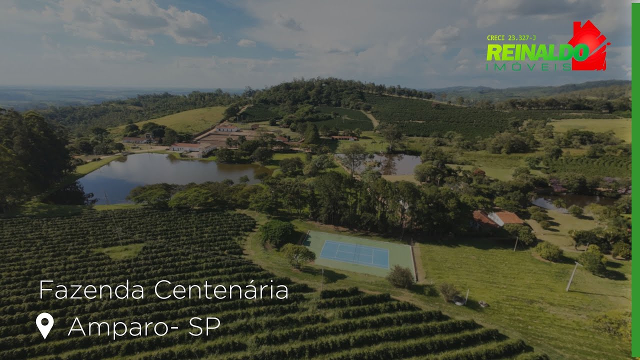 Fazenda Centenária do ciclo do café por R$ 32.000.000,00 - Amparo/SP