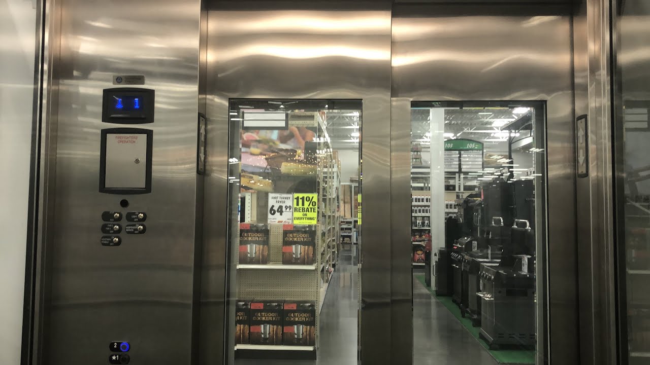 ThyssenKrupp Hydraulic Elevator @ Menards in Richfield, MN