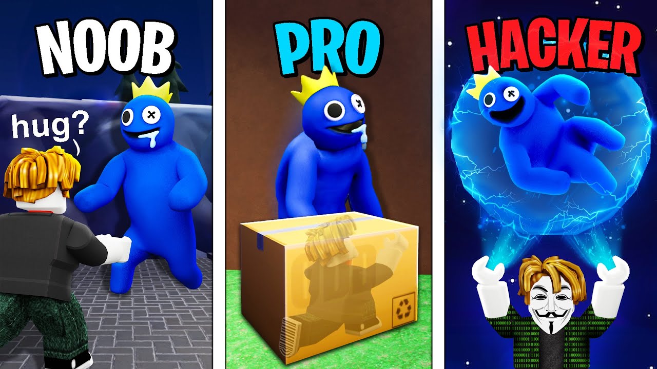 NOOB vs PRO vs HACKER in Rainbow Friends!