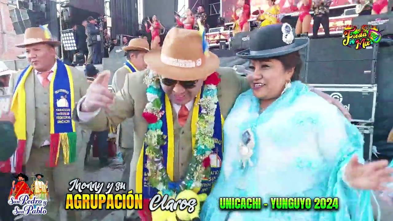 Jhonny y Su Agrupacion Claros en Vivo Unicachi 2024/ Pasantes: Isidro Torres & Rita Uchasara e Hijos