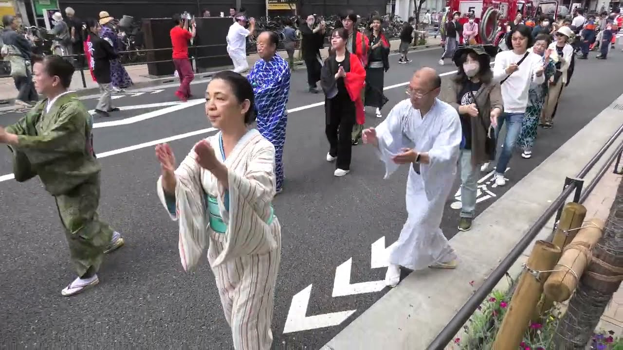 黒石よされ　2025年国立市旭通りジューンフェスタ盆踊り10