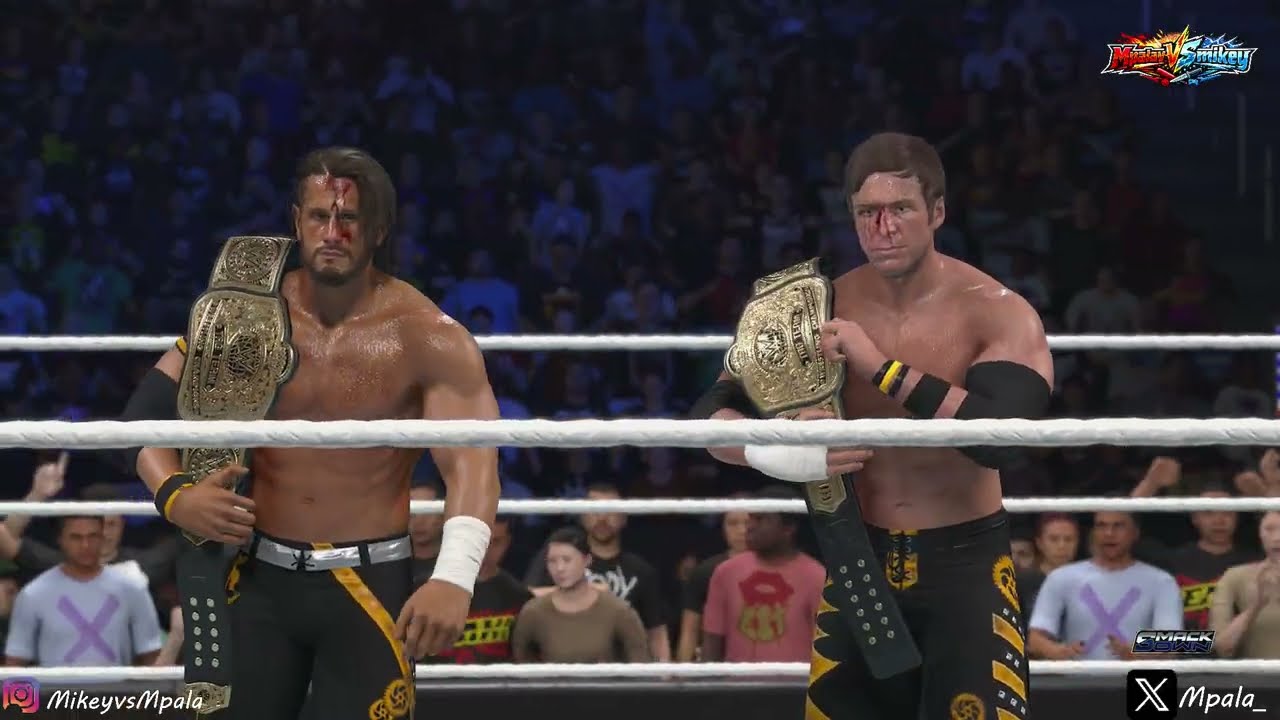 WWE 2K26 - Motor City Machine Guns vs DIY - Smackdown Tag Team Championship Match