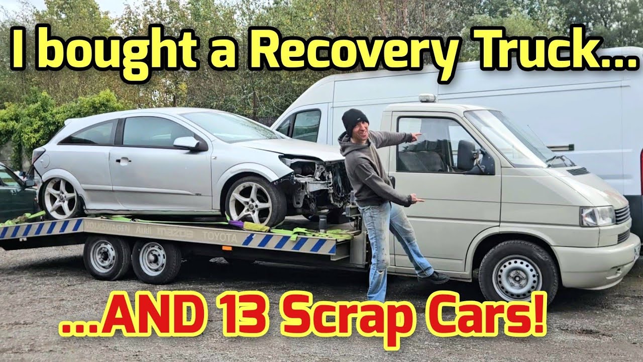 Я купил классический эвакуатор VW и 13 машин-утильщиков.