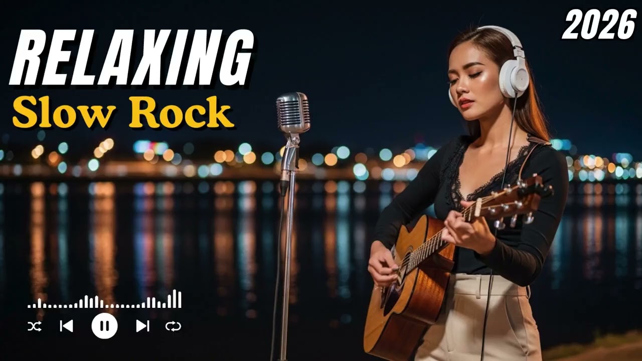 Slow Rock for Stress Relief 😌 Calm & Relaxing Rock Playlist