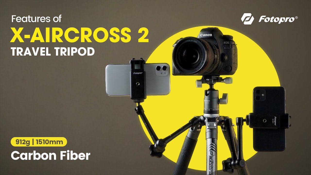 Features of A travel tripod X-AIRCROSS 2