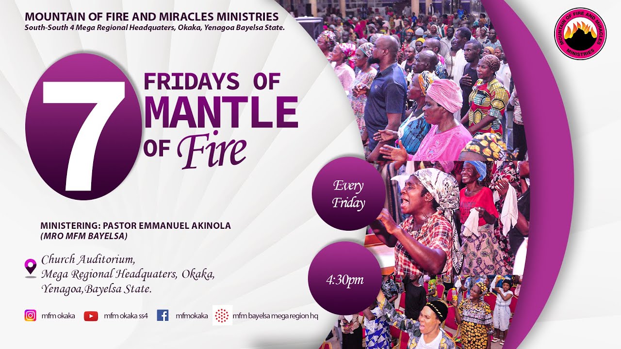MANTLE OF FIRE SERVICE | 27TH FEBRUARY 2026