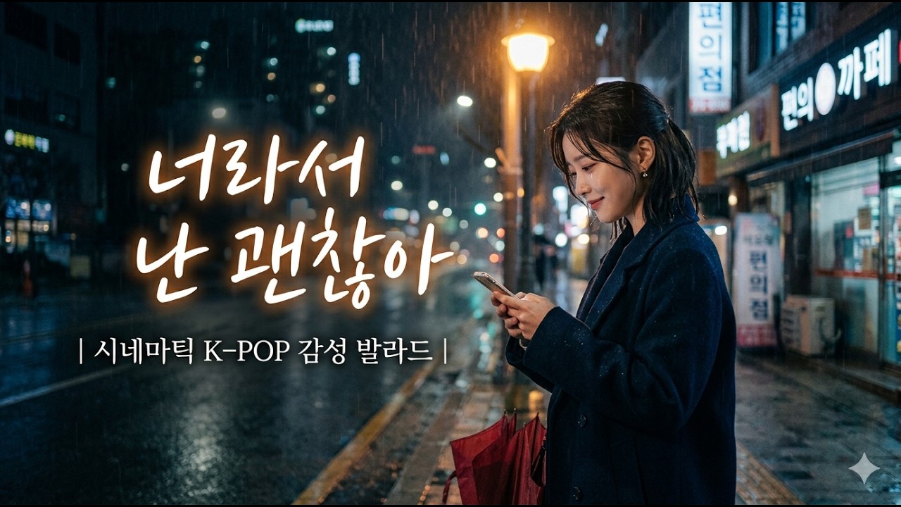 🎧 너라서 난 괜찮아 | 시네마틱 K-POP 감성 발라드