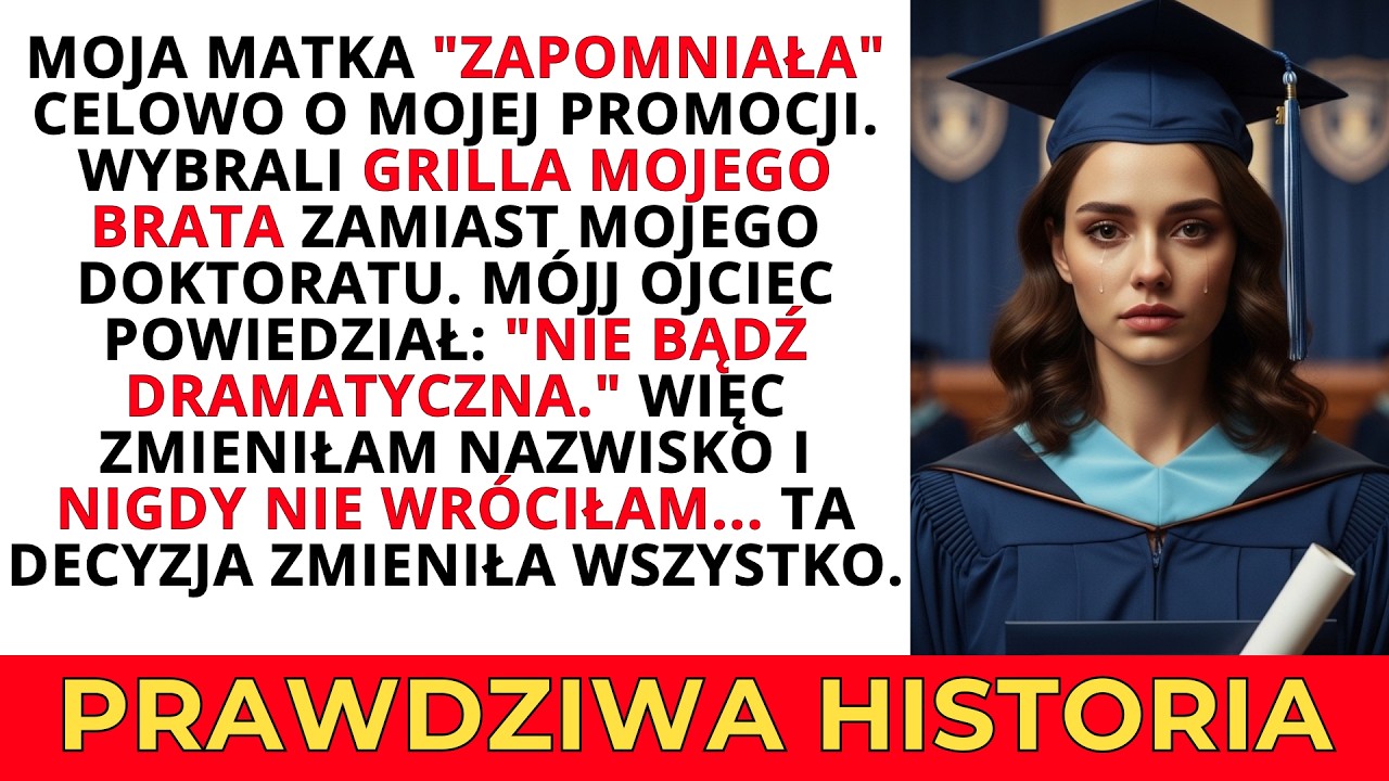 MOJA MATKA NIE PRZYSZŁA NA MOJĄ PROMOCJĘ — WIĘC ZMIENIŁAM NAZWISKO I NIGDY NIE WRÓCIŁAM