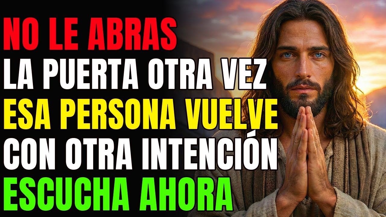 DIOS TE ESTÁ ADVIRTIENDO: NO LOS DEJES ENTRAR... PROTEGE TU HOGAR AHORA | MENSAJE DE DIOS HOY