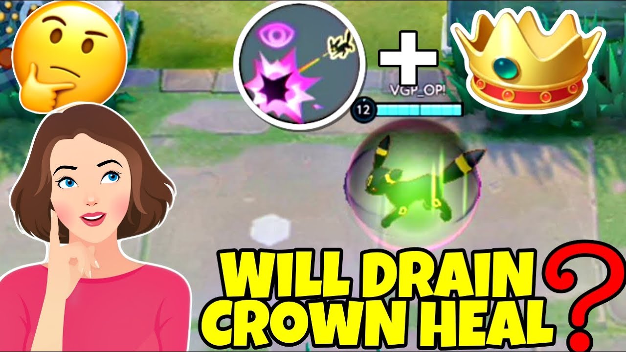 Will Drain Crown work on UMBREON Mean Look 🤔🧐 ll Pokemon unite