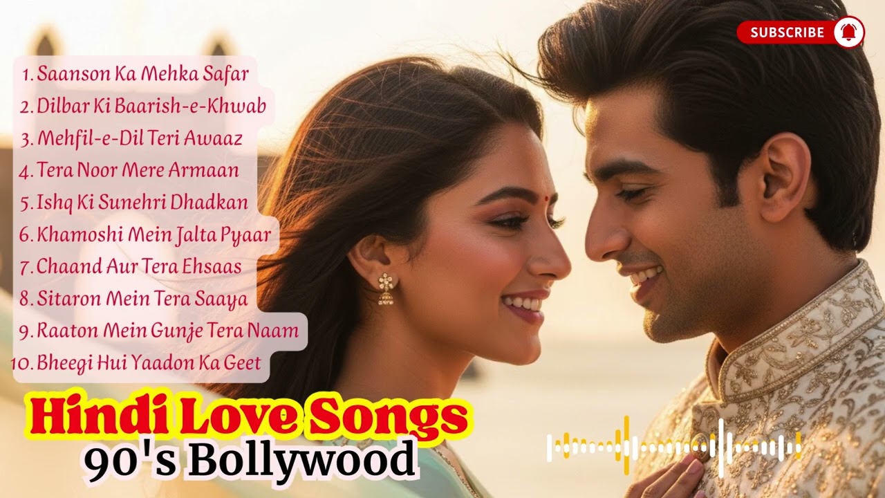Nonstop Hindi Love Melodies 90s 💕 Bollywood Romantic Songs Marathon