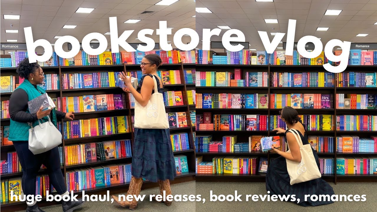 *cozy* bookstore vlog 🧸💌☁️ spend the day book shopping at barnes & noble + HUGE book haul