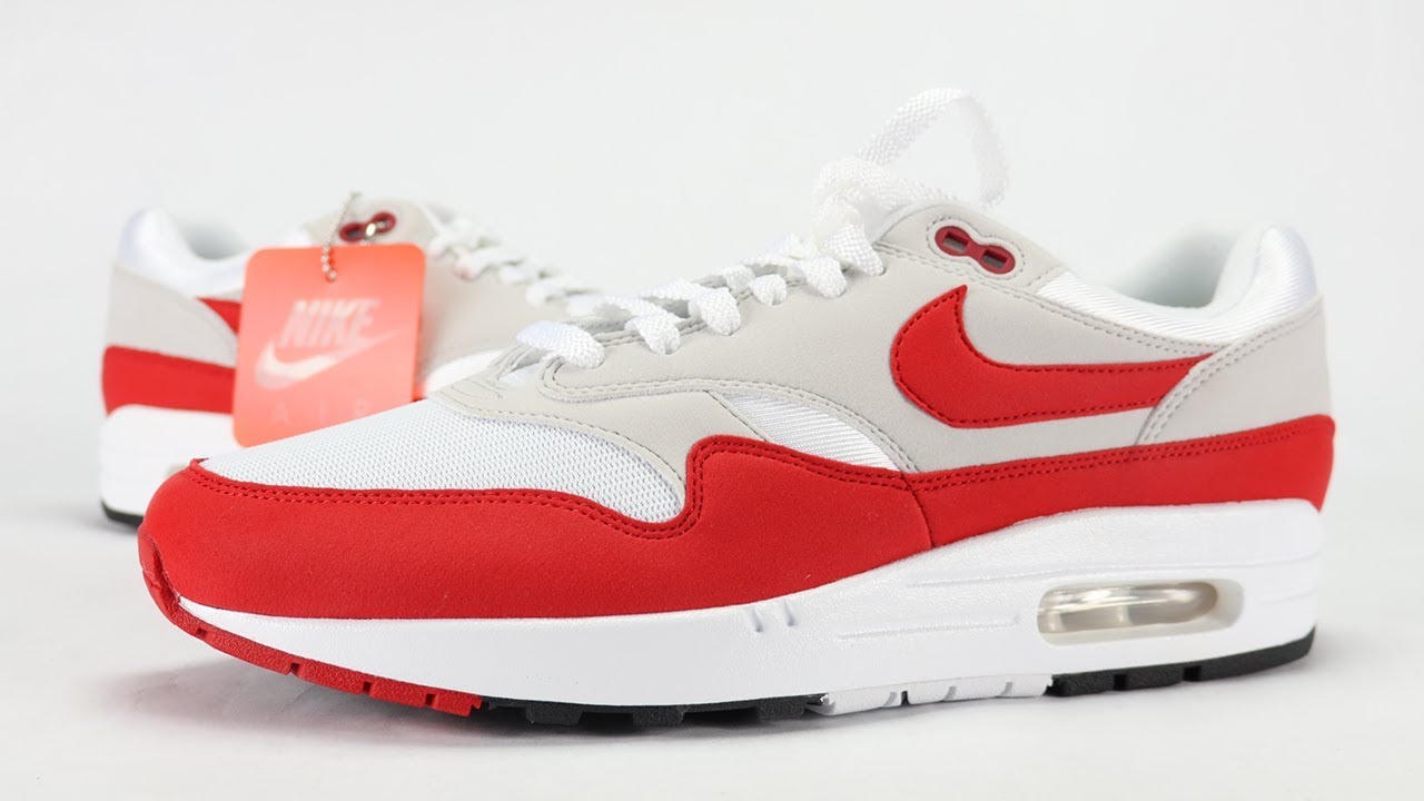 NIKE AIR MAX 1 OG RED ANNIVERSARY 2017 REVIEW