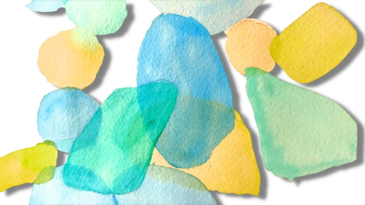 Create the Illusion of Sea Glass with Watercolor!