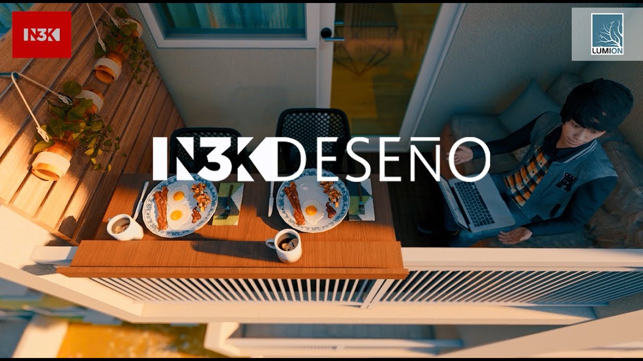 Visualization | Small Balcony Set-up | 3D Walkthrough Animation | N3K