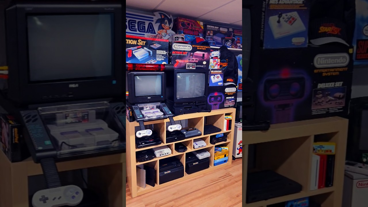 Retro Gaming room tour 2025 #nostalgia #retro #collection