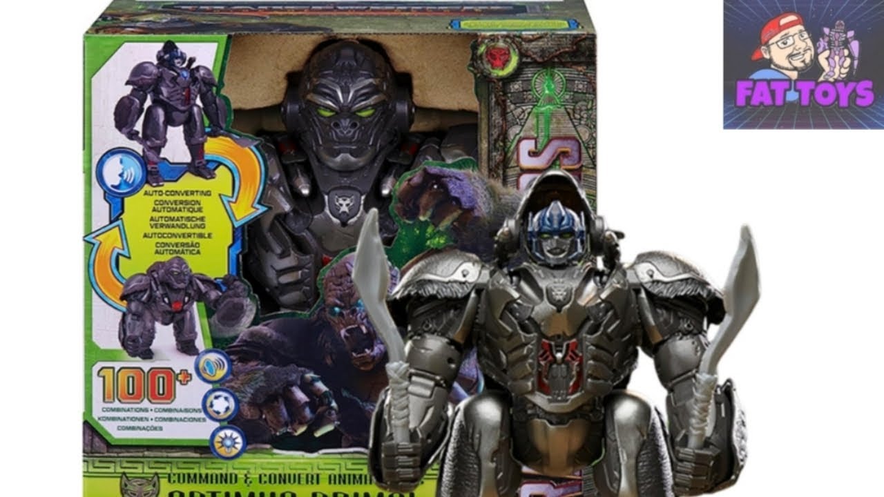 Transformers Rise of the Beasts Comnand & Convert Animatronic Optimus Primal #transformerscollection
