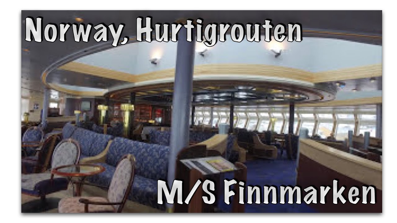 Hurtigruten: Walk through M/S Finnmarken with a steady cam