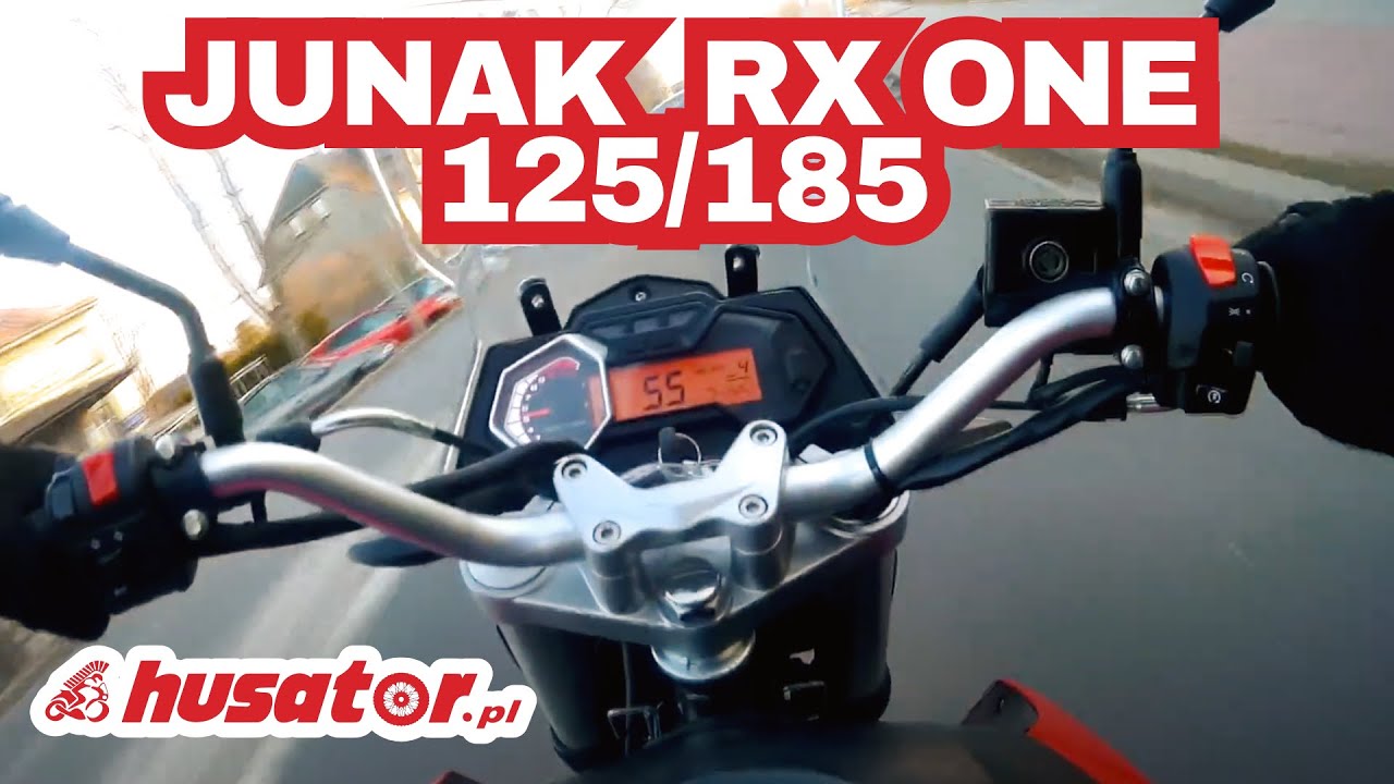 Jak jeździ Junak RX One 125 po modyfikacji na 185. Video Vlog z jazdy.