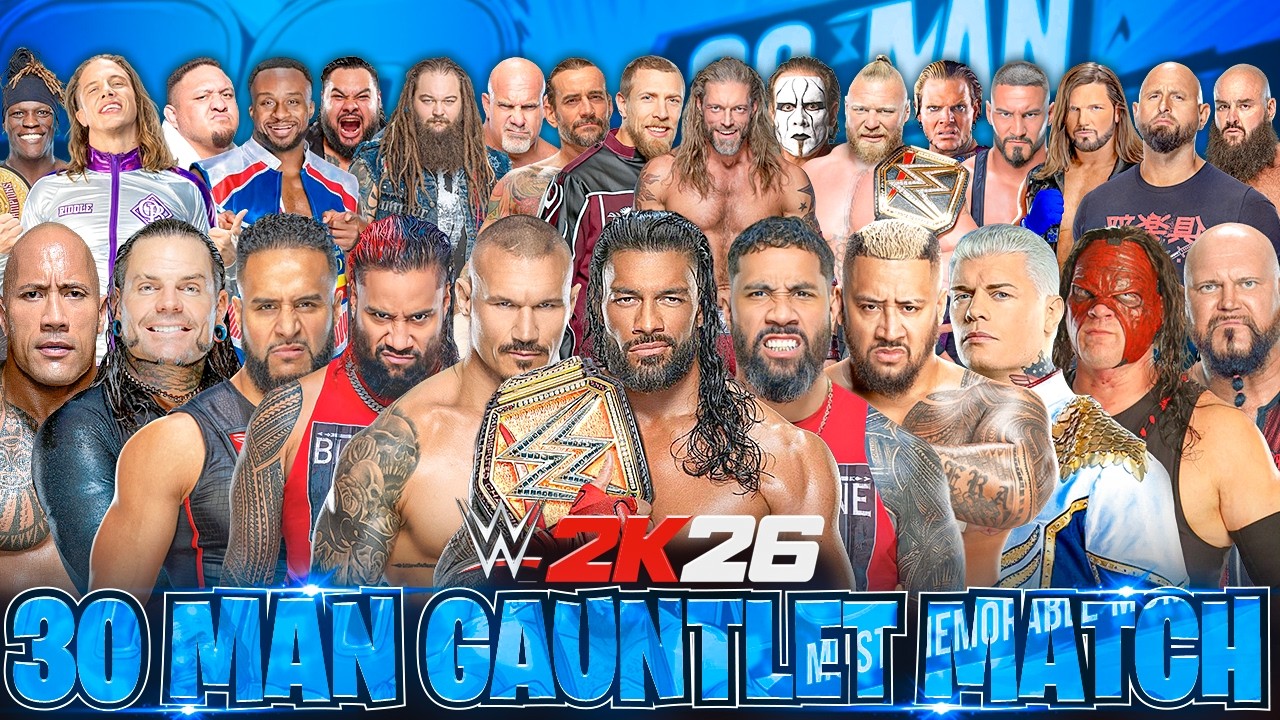 WWE 2K26 Gauntlet Match &ndash; Brutal Finishers & Shocking Moments!