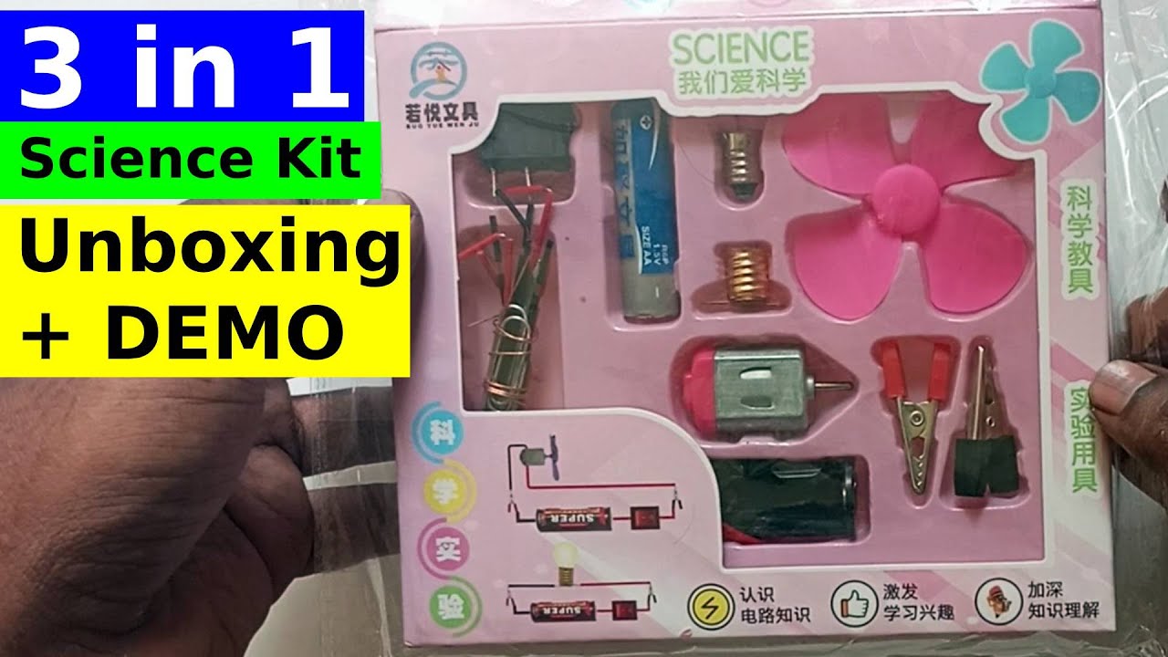 FunBlast Science Experiment Kit - 3 in 1 Science Kit Unboxing and Demo