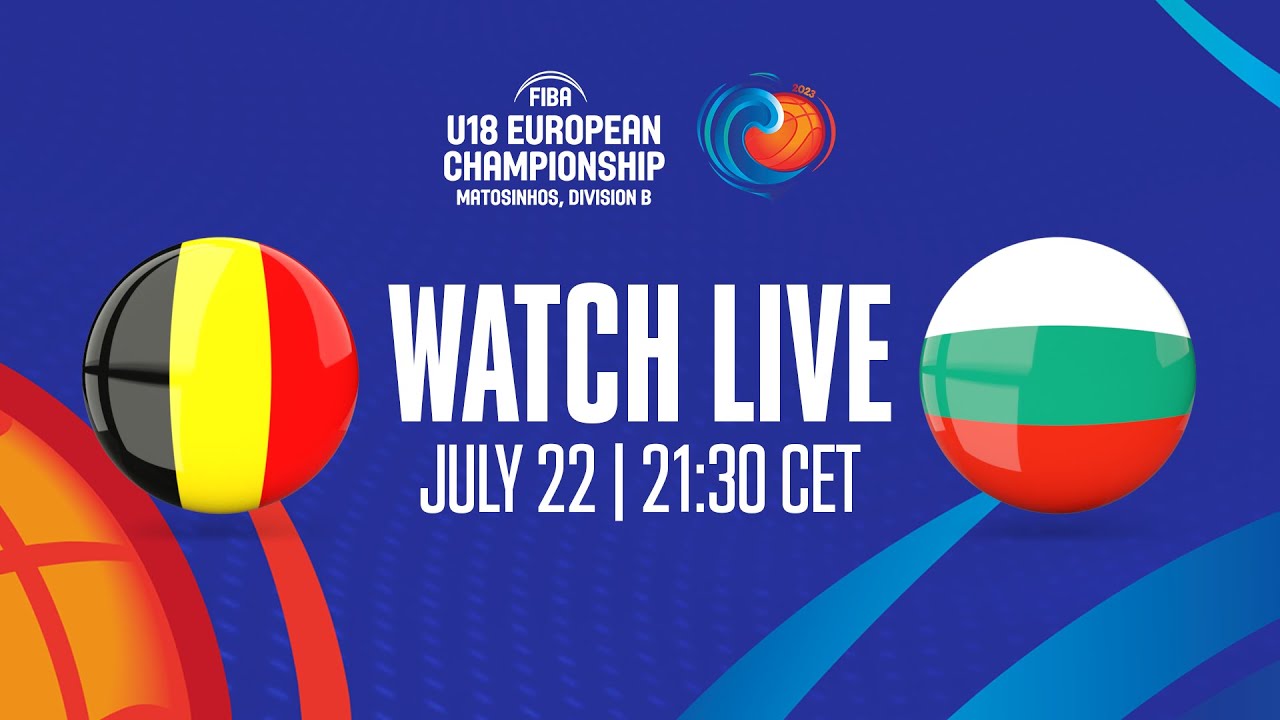 Belgium v Bulgaria | Full Basketball Game |  FIBA U18 European Championship 2023 - Division B