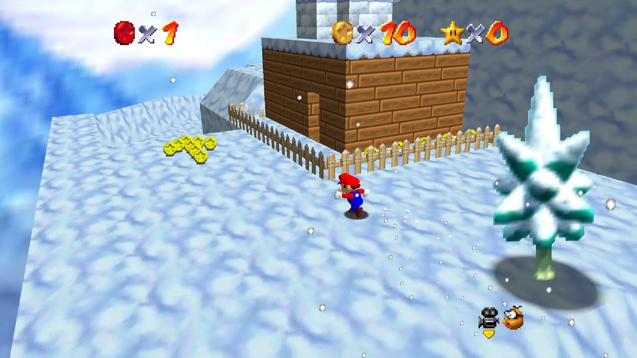 Cool Cool Mountain Remade From Memory by Stumblyn - Mario Builder 64
