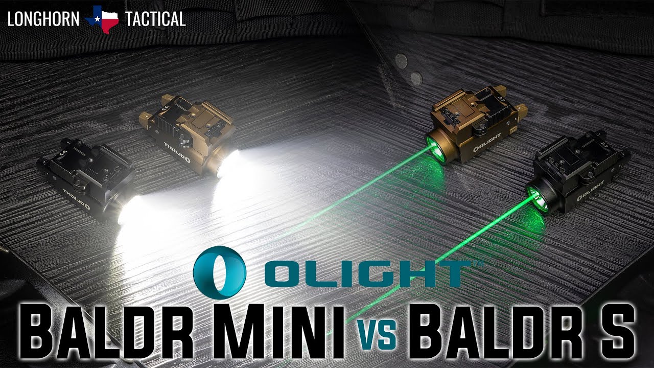 Olight Baldr Mini vs Baldr S - HandPew Rail Light Breakdown