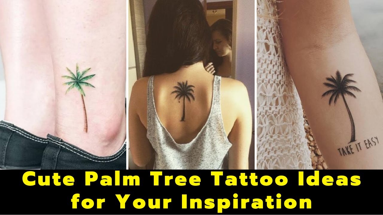 Unique Palm Tree Tattoo For Girls | Simple Tree Tattoos For Girls | Best Tattoos For women