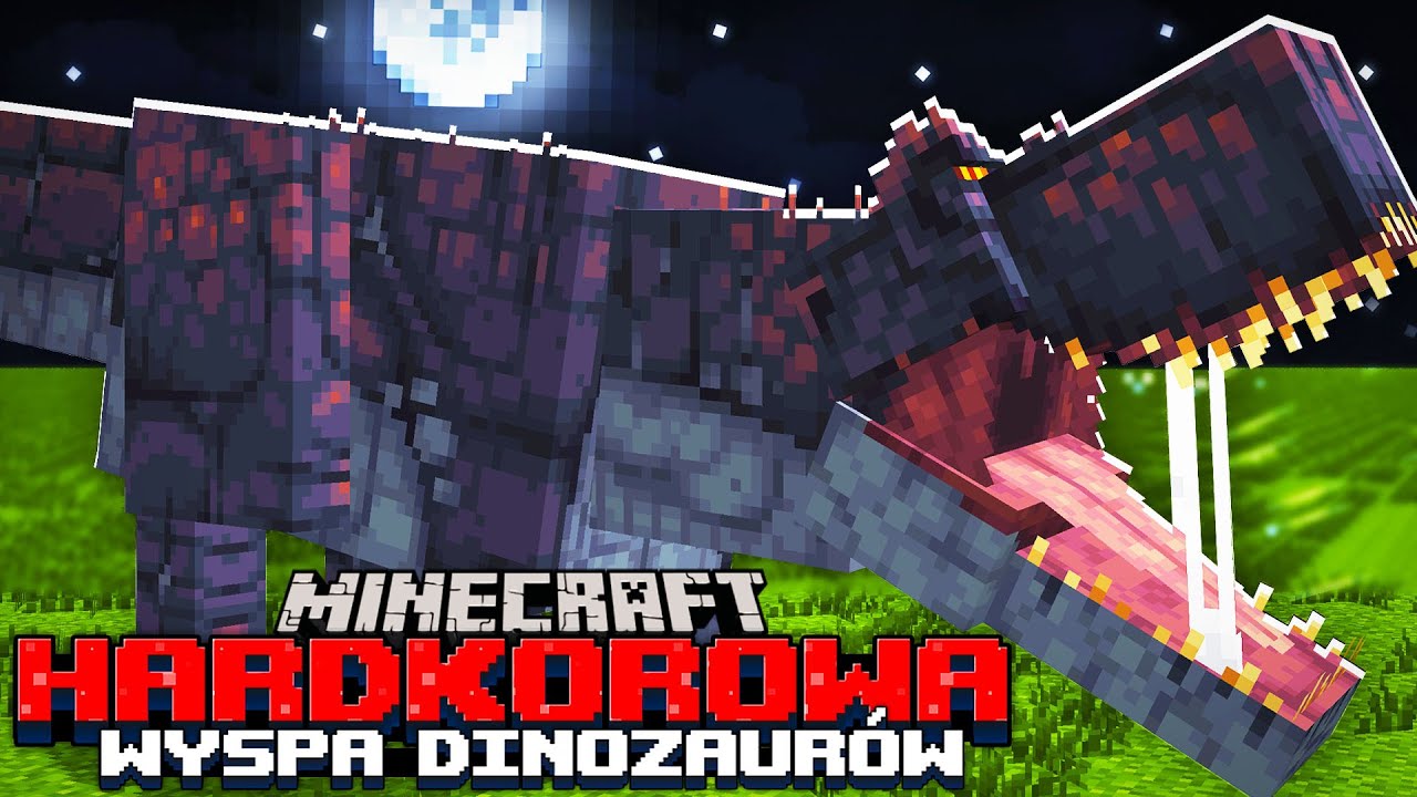 Minecraft HARDKOROWA WYSPA DINOZAUR&Oacute;W #4 OSWAJAMY PIERWSZEGO DINOZAURA!