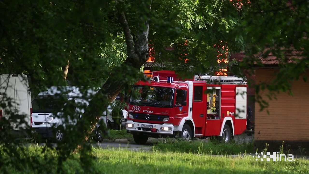 Požar u Heinzlovoj: Gori 'Stara Zagrepčanka'