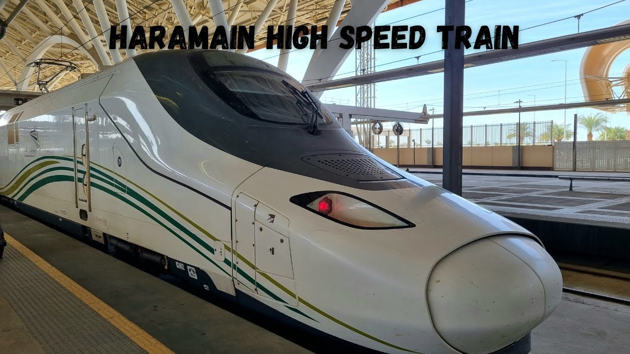 Haramain High Speed Train Journey from Jeddah Airport to Medina | Bullet Train