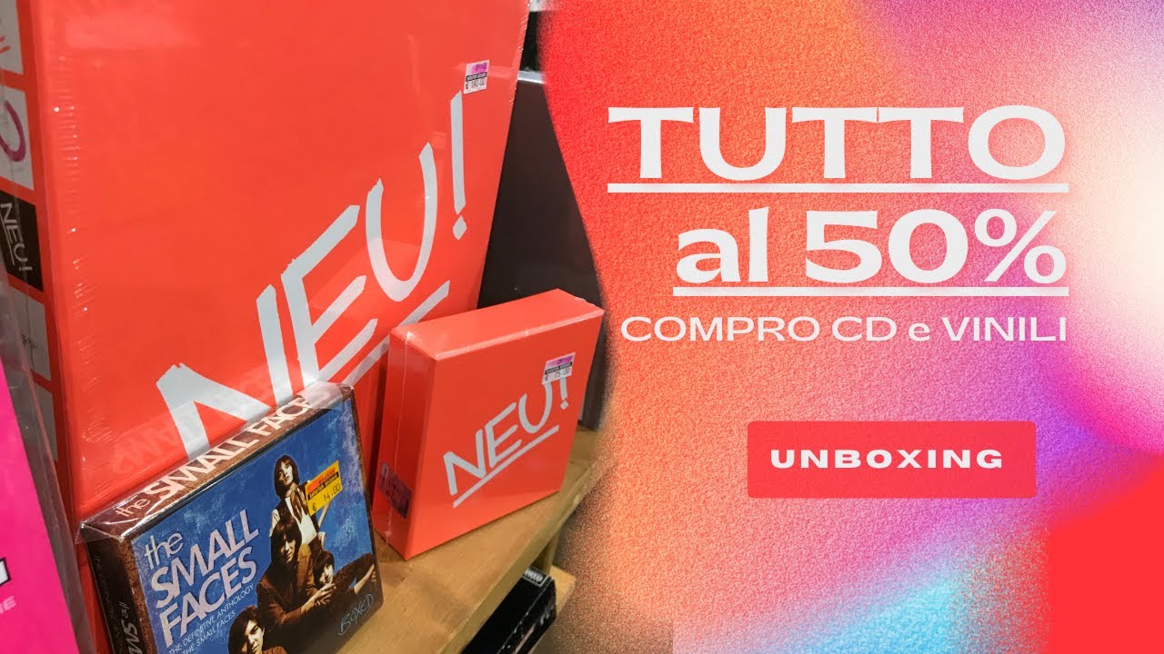 Tutto al 50% Acquisto dischi in offerta totale e poi UNBOXING #dischi #musica #vinile #roma
